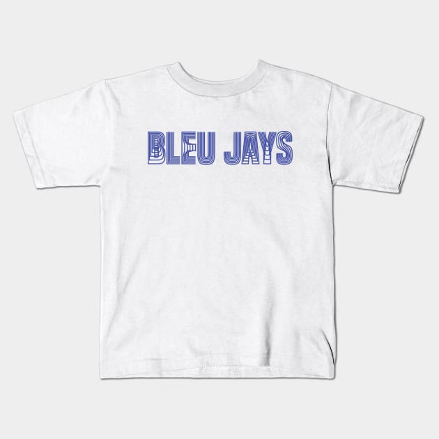 funny bleu jays Kids T-Shirt by Duodesign